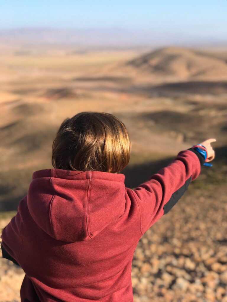 viajar con niños al desierto de Marruecos