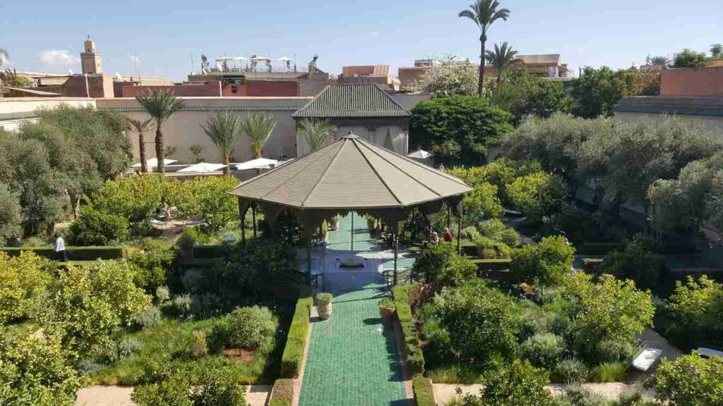 Jardin secreto qué visiar en Marrakech unik maroc tours
