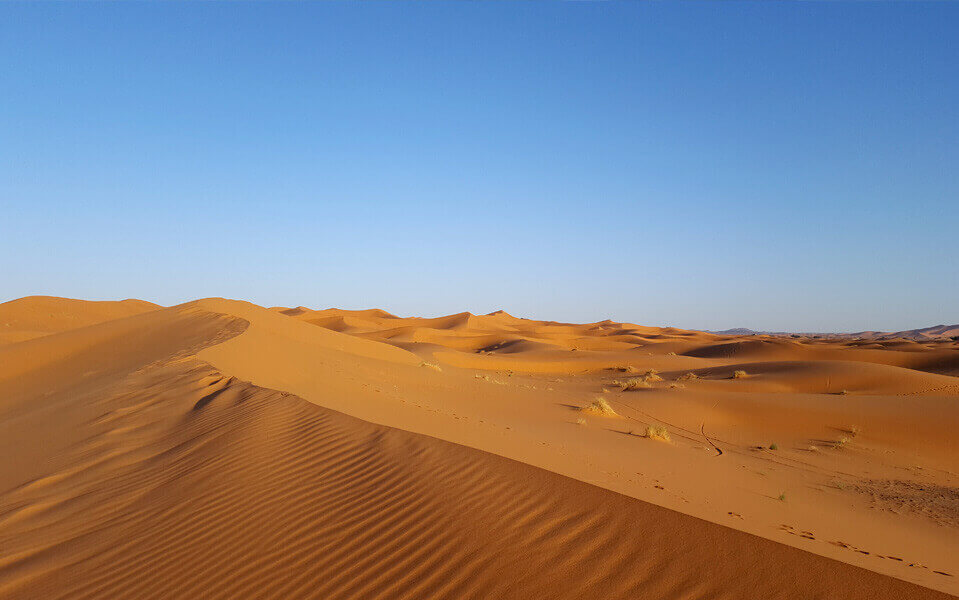 desert dunes view